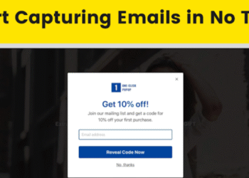 email pop up