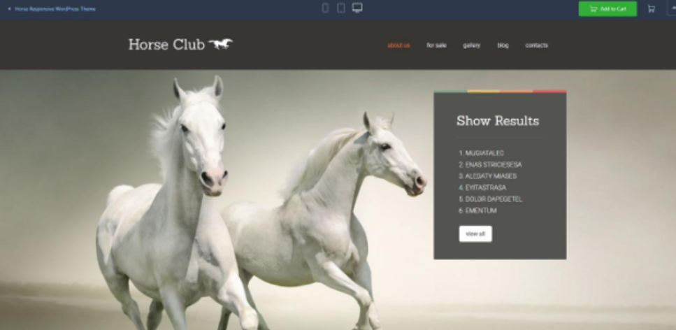 horse wpml wordpres theme