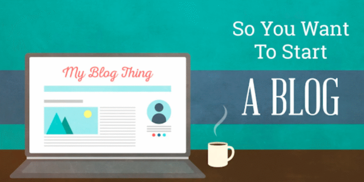 how to start a blog as a student