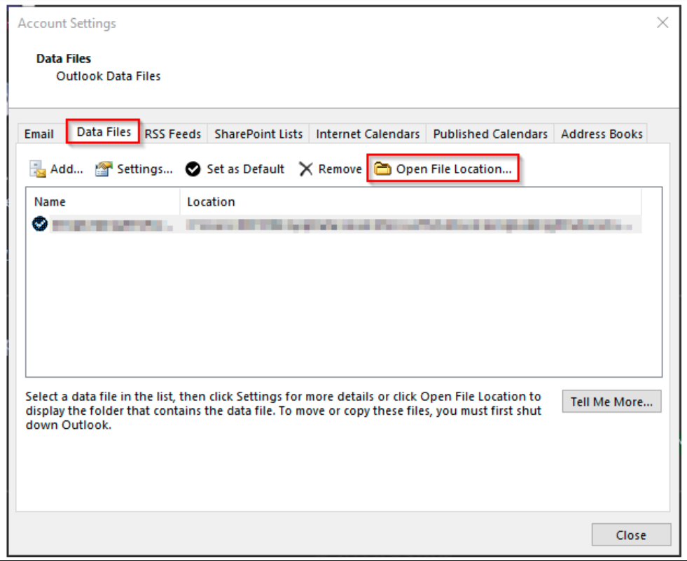 ost repairing method