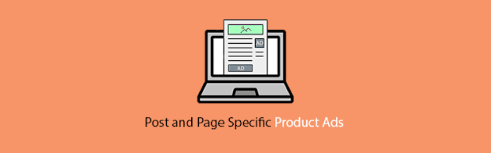 post and page specific product ads