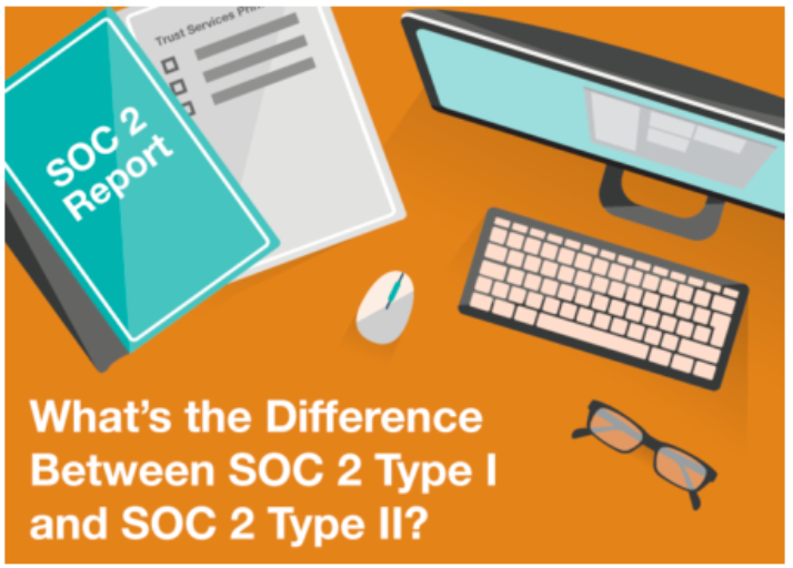 the difference between type1 and type2 examination in soc2