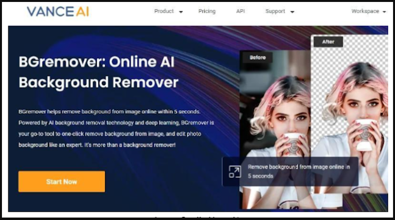 vanceai bg remover