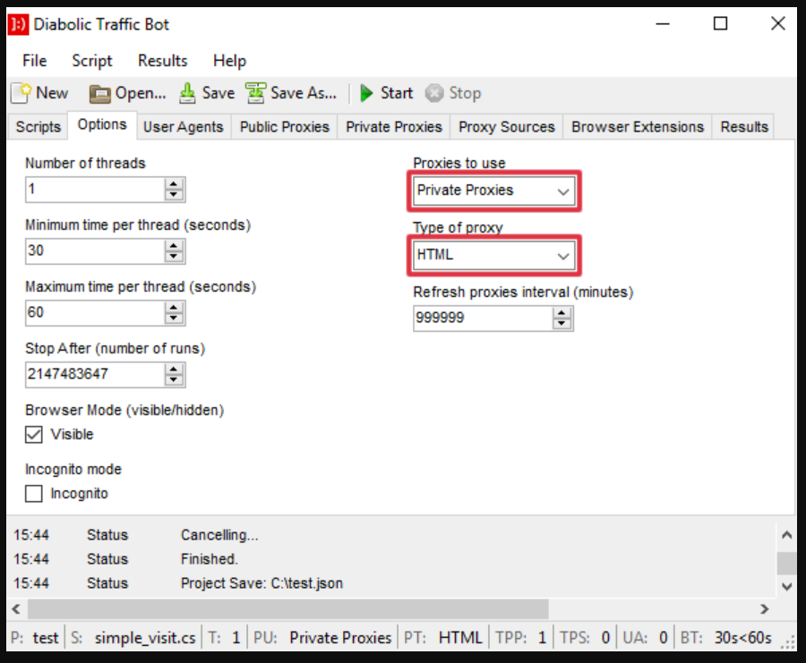 diabolic traffic bot download