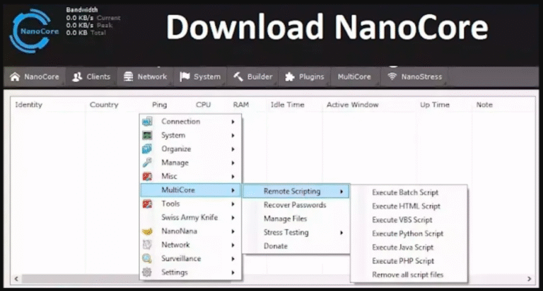 NanoCore RAT 1.2.2.0 Crack Download [ 2025 ] - Windows Spy Tool