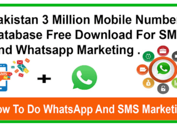 pakistan 3 million mobile number database